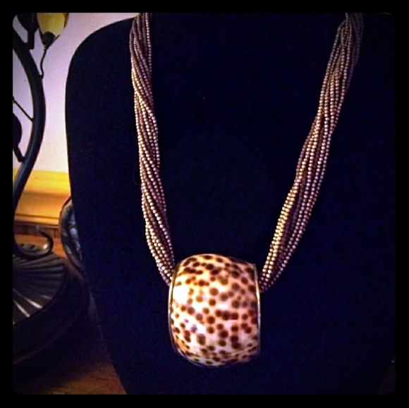 Vintage | Jewelry | Sale Rare Cwc Ball Bead Cowrie Shell Necklac | Poshmark